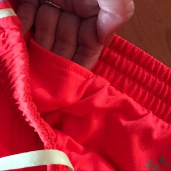 NWOT. NIKE DRI FIT DARK ORANGE and BLUE SHORTS. - Picture 6 of 6